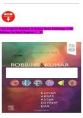 Test Bank for Robbins & Kumar Basic Pathology&comma; 11th Edition by Kumar&comma; Abbas&comma; Aster&comma; Deyrup & Das &vert; Verified Chapters 1-24 Complete &vert; USMLE Step 1 Prep &vert; Clinical Vignettes & Rationales 
