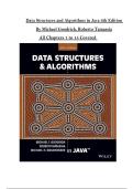Data Structures and Algorithms in Java 6th Edition &lpar;2026&sol;2027&rpar; &ndash; Goodrich &ndash; EBook PDF &lpar;Chapters 1&ndash;15 Test Bank&rpar;