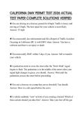 CALIFORNIA DMV PERMIT TEST 2026 ACTUAL TEST PAPER COMPLETE SOLUTIONS VERIFIED
