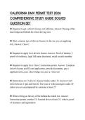 CALIFORNIA DMV PERMIT TEST 2026 COMPREHENSIVE STUDY GUIDE SOLVED QUESTION SET