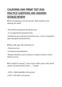 CALIFORNIA DMV PERMIT TEST 2026 PRACTICE QUESTIONS AND ANSWERS DETAILED REVIEW