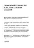 CARDIAC ATI CERTIFICATION REVIEW SCRIPT 2026 ACCURATE Q&A COLLECTION