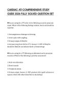 CARDIAC ATI COMPREHENSIVE STUDY GUIDE 2026 FULLY SOLVED QUESTION SET