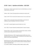 CIS 205 &ndash; Exam 2 &ndash; Questions and Solutions &ndash; 2025&sol;2026