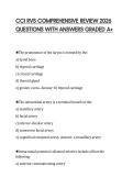 CCI RVS COMPREHENSIVE REVIEW 2026 QUESTIONS WITH ANSWERS GRADED A&plus;