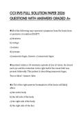 CCI RVS FULL SOLUTION PAPER 2026 QUESTIONS WITH ANSWERS GRADED A&plus;