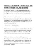 CEH V12 EXAM VERSION 4 2026 ACTUAL TEST PAPER COMPLETE SOLUTIONS VERIFIED