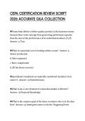 CEPA CERTIFICATION REVIEW SCRIPT 2026 ACCURATE Q&A COLLECTION