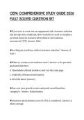 CEPA COMPREHENSIVE STUDY GUIDE 2026 FULLY SOLVED QUESTION SET