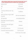 BSMH ADVANCED ARRHYTHMIA COURSE BON SECOURS MERCY HEALTH ACTUAL EXAM QUESTIONS WITH VERIFIED SOLUTIONS GRADED A&plus;