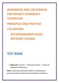 Mosby Pharmacy Technician Test Bank 7th Ed &vert; PTCB Exam Questions&comma; MCQs & Study Guide &vert; Nursing TestBank2026 NCLEX Prep