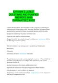 526 exam 2 LATEST QUESTIONS AND VERIFIED ANSWERS 100- GUARANTEED PASS&period;