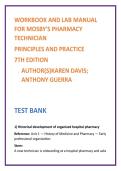 Mosby Pharmacy Technician Test Bank 7th Ed &vert; PTCB Exam Questions&comma; Pharmacy Technician Study Guide MCQs &vert; Nursing TestBank2026 NCLEX Prep