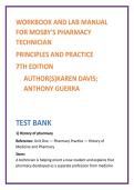 Mosby Pharmacy Technician Test Bank 7th Ed &vert; PTCB Exam Questions&comma; MCQs & Rationales &vert; Pharmacy Tech Study Guide &vert; nursing testbank2026