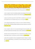 2026&sol;2027 ATI Pharmacology Quiz 1 &lpar;from ATI website quizzes&sol;practice exams&rpar; Questions Plus Correct Answers Already Passed &lpar;Graded A&plus;&rpar;