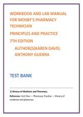 Mosby Pharmacy Technician Test Bank 7th Ed &vert; PTCB Exam Questions&comma; MCQs&comma; Study Guide&comma; Pharmacy Calculations & Medication Safety 2026