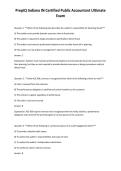 PrepIQ Indiana IN Certified Public Accountant Ultimate Exam 