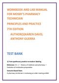 Mosby Pharmacy Technician Test Bank 7th Ed &vert; PTCB Exam Questions&comma; MCQs & Study Guide &vert; Nursing TestBank2026 NCLEX Prep