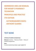 Mosby Pharmacy Technician Test Bank 7th Ed &vert; 20 MCQs&sol;Chapter &plus; Rationales &vert; PTCB Prep&comma; Pharmacy Tech Study Guide&comma; NCLEX 2026