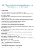 CCHP Exam Certification &ndash; Actual Questions and Verified Answers A&plus; Guaranteed 2026&sol;2027