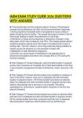 IAEM EXAM STUDY GUIDE 2026 QUESTIONS WITH ANSWERS