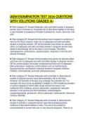 IAEM EXAMINATION TEST 2026 QUESTIONS WITH SOLUTIONS GRADED A&plus;