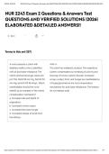 NUR 2243 Exam 2 Questions & Answers Test QUESTIONS AND VERIFIED SOLUTIONS &vert;2026&vert; ELABORATED &DETAILED ANSWERS&excl;&excl;