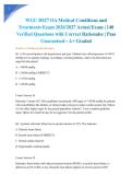 WGU D027 Advanced Pathopharmacological Foundations Bundle Actual Exam 2026&sol;2027 &ndash; Pass Guaranteed &ndash; A&plus; Graded &vert; 100&percnt; Verified &ndash; Detailed Rationales