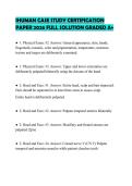 IHUMAN CASE STUDY CERTIFICATION PAPER 2026 FULL SOLUTION GRADED A&plus;