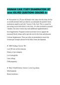 IHUMAN CASE STUDY EXAMINATION SET 2026 SOLVED QUESTIONS GRADED A&plus;