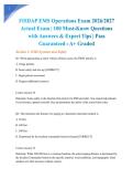 FISDAP EMS Operations Exam 2026&sol;2027 Actual Exam &vert; 100 Must-Know Questions with Answers & Expert Tips &vert; Pass Guaranteed - A&plus; Graded