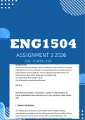 ENG1504 Assignment 3  2026 &vert; Due 15 April 2026  - Distinction Guaranteed