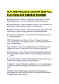 IICRC MRS PRACTICE SOLUTION 2026 FULL QUESTIONS AND CORRECT ANSWERS