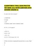 ILEARNTOBOAT FINAL EXAM PRACTICE TEST BANK 2026 TESTED QUESTIONS WITH ANSWERS GRADED A&plus;