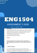 ENG1504  Assignment  3  2026  &vert; Due 15 April  2026  - Distinction Guaranteed