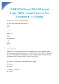 WGU D335 Exam 2026&sol;2027 Actual Exam &vert; 100&percnt; Correct Answers &vert; Pass Guaranteed - A&plus; Graded
