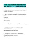 INTUIT BOOKKEEPING UPDATED SCRIPT 2026 PRACTICE SOLUTIONS GRADED A&plus;