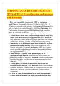 AVID PROTOOLS 110 CERTIFICATION &ndash; SPHS ACTUAL Exam Question and Answers with Rationale