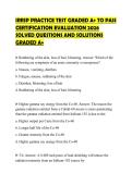 IRRSP PRACTICE TEST GRADED A&plus; TO PASS CERTIFICATION EVALUATION 2026 SOLVED QUESTIONS AND SOLUTIONS GRADED A&plus;