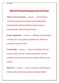 2026 WGU D373 Product Management Exam Prep&colon; OA & PA Practice Questions & Answers &vert; Complete Study Guide