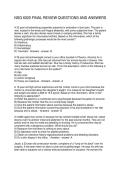 NSG 6020 FINAL REVIEW QUESTIONS AND ANSWERS