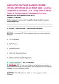 MANEUVER CAPTAINS CAREER COURSE &lpar;MCCC&rpar; ENTRANCE EXAM PREP &vert; Verified Questions & Answers &vert; U&period;S&period; Army Officer Study Guide & Leadership Assessment Practice