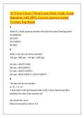 ACS Gen Chem 2 Final Exam Study Guide Exam Questions with 100&percnt; Correct Answers Latest Versions Top Rated