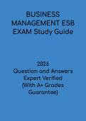 Business Management ESB Exam Study Guide PDF &vert; Entrepreneurship & Small Business Certification Prep