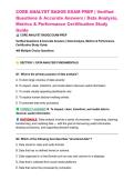 CORE ANALYST BADGE EXAM PREP &vert; Verified Questions & Accurate Answers &vert; Data Analysis&comma; Metrics & Performance Certification Study Guide