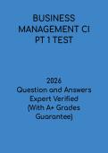 Business Management CIA Part 1 Test PDF &vert; Internal Auditing Certification Exam Prep