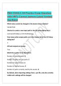 PRO TOOLS 110 Practice Exam Questions with 100&percnt; Correct Answers Latest Versions Top Rated