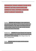 PARAMEDIC FISDAP AIRWAY EXAM WITH CORRECT ACTUAL QUESTIONS AND CORRECTLY WELL DEFINED ANSWERS LATEST ALREADY GRADED A&plus;