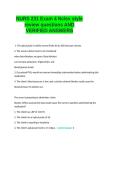 NURS 231 Exam 4 Nclex style review questions AND VERIFIED ANSWERS&period;