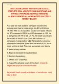 TPATC EXAM &vert;&vert; MOST RECENT EXAM ACTUAL  COMPLETE REAL VERIFIED EXAM QUESTIONS AND  CORRECT ANSWERS &lpar;VERIFIED ANSWERS&rpar;  ALREADY GRADED A&plus; &vert;GUARANTEED SUCCESS&excl;&excl;  NEWEST EXAM&excl;&excl;&excl;